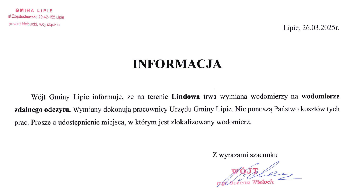 Wymiana wodomierzy