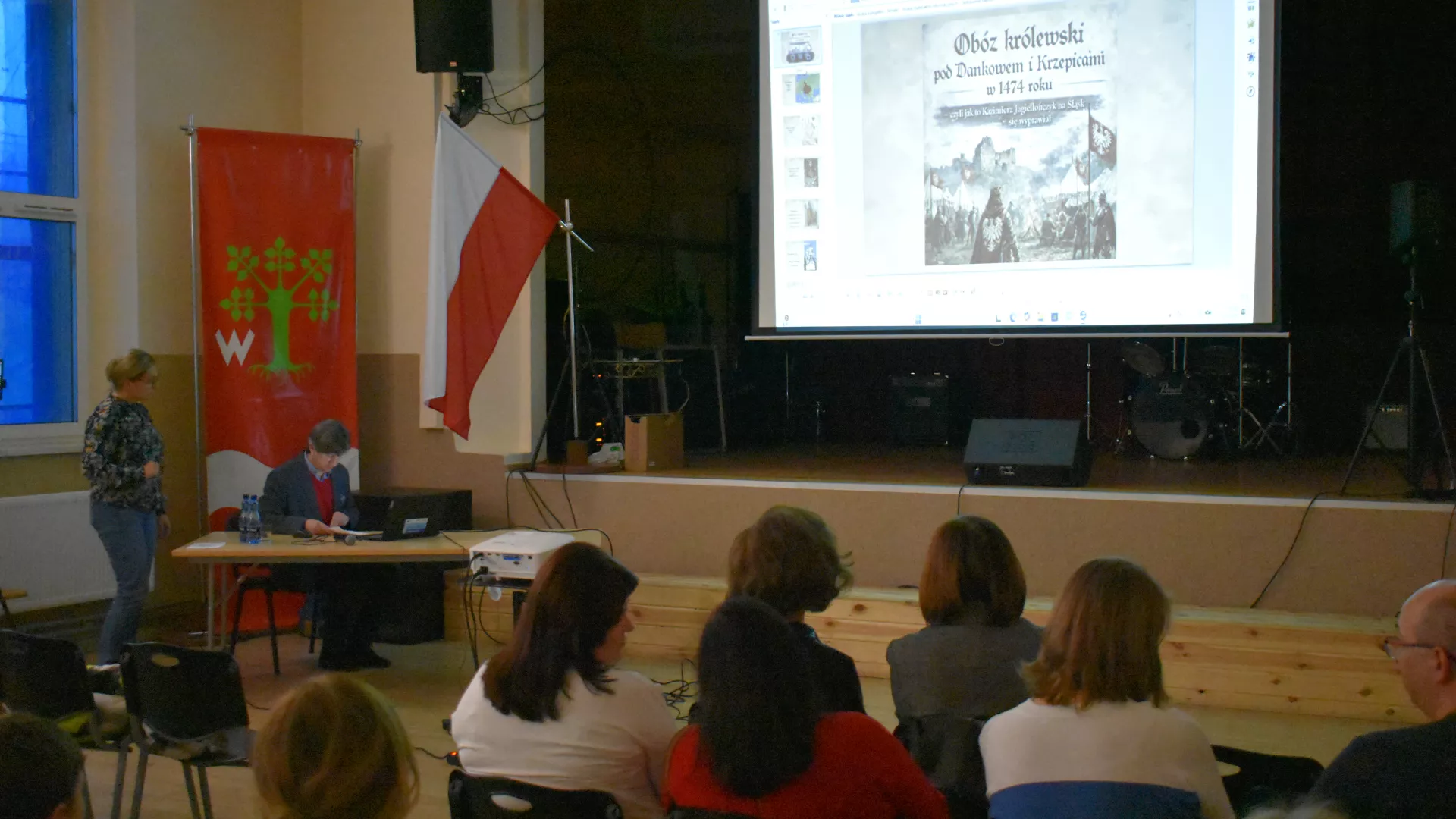 Prelekcja historyczna w GOK w Lipiu