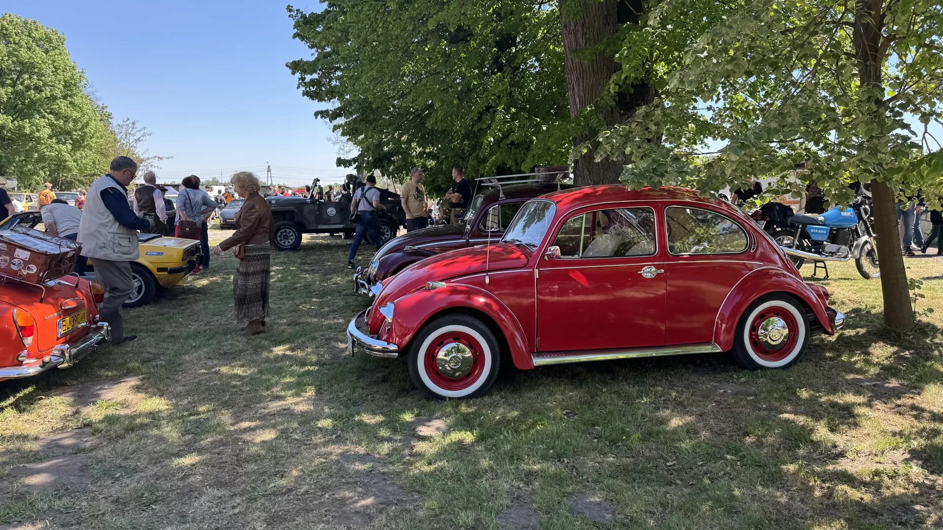 Gala motoryzacji w Lipiu - wystawione pojazdy i publiczność