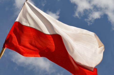 Biało czerwona flaga