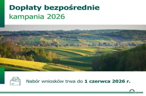 Doplaty bezpośrednie terim do 1 czerca 2026