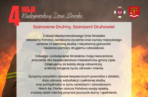Życzenia z okazji Dnia Strażaka