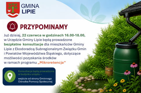 Przypomnienie i konsultacjach w ramach programu mikroretencja